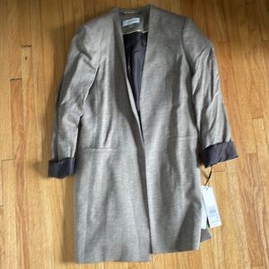 Calvin Klein long blazer. Size 6. With tags